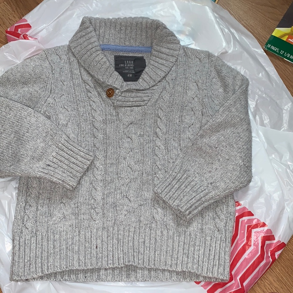 Boys sweater grey